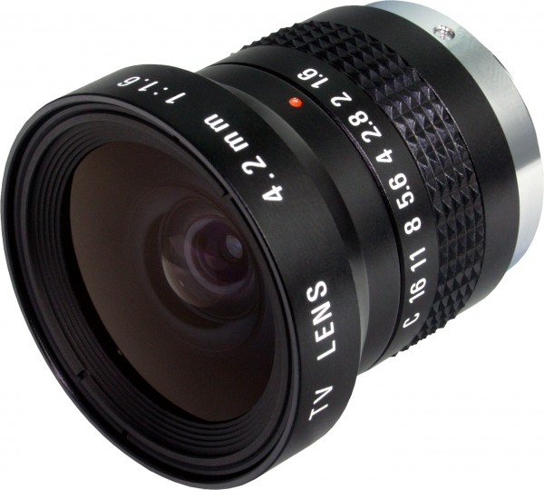 4,2 mm C-Mount Objektiv Pentax H416 (KP) / Ricoh FL-HC0416X-VG - 1.6 / 4.2mm